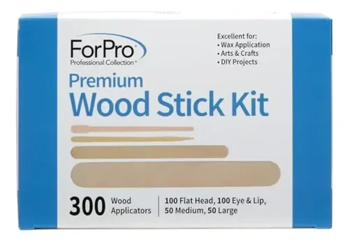Kit De Bastones De Madera Forpro Premium De 300 Piezas, No E