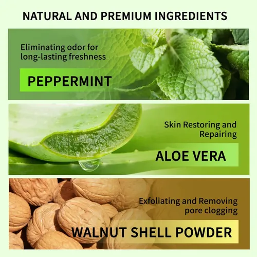 Detox Para Axilas Y Exfoliante Corporal Grocerism Con Menta