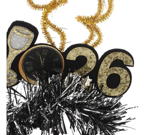 3 Aros For El Pelo De Nochevieja: Diadema Decorativa &rf
