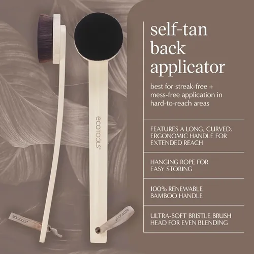 Aplicador De Espalda Ecotools Good Tan Self-tan Vegan, 1 Uni