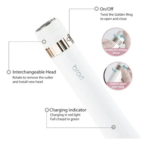 Kit De Aseo Eléctrico 3 En 1 For Mujer, Recargable Por Usb