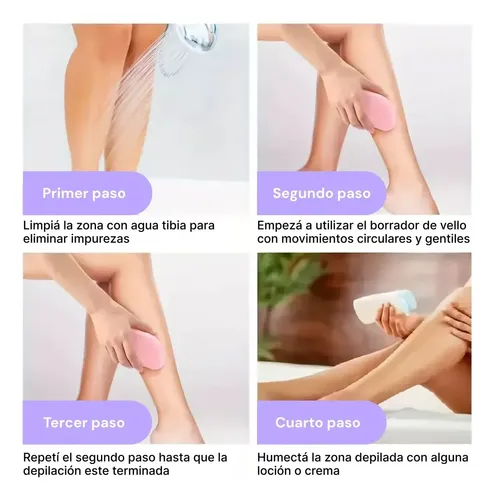Borrador De Vello Smud Violeta