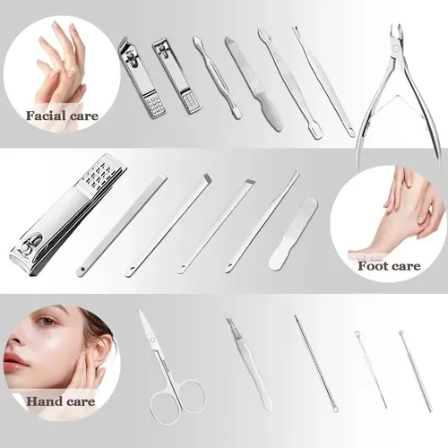 Kit Profesional De Uñas Y Pedicura 18 Unidades