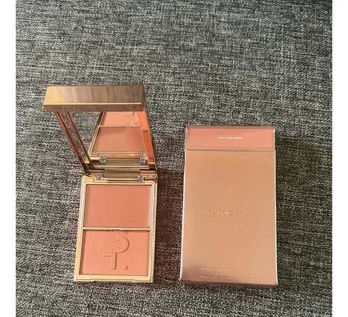 Patrick Ta Double-take Crème & Powder Blush Duo Rubor Tono Del Maquillaje Not Too Much
