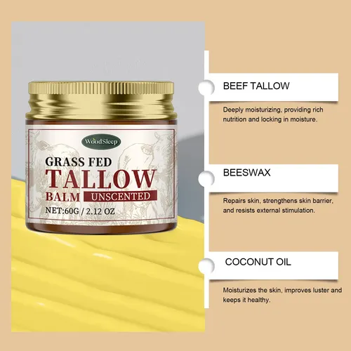 Great Beef Tallow Care, Bálsamo De Sebo Alimentado Con Pasto