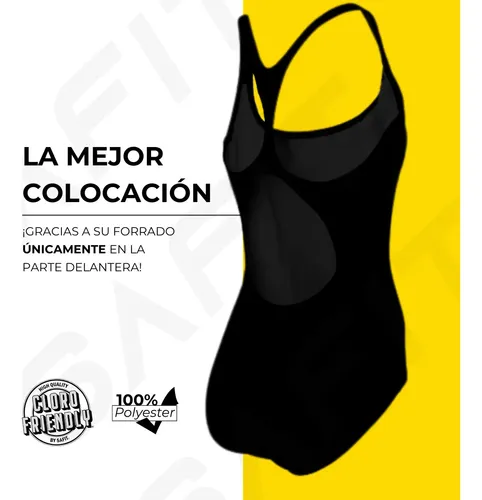 Combo Natacion Malla + Gorro + Antiparra Cloro Resist Safit
