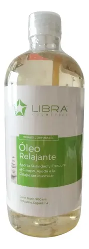 Crema Descontracturante 980g Y Oleo Relajante 500 Ml – Libra Fragancia Mentolado