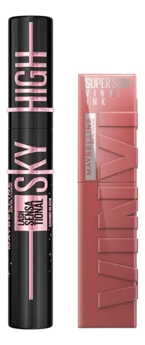 Set De Maquillaje Maybelline: Mascara Cosmic + Vinyl