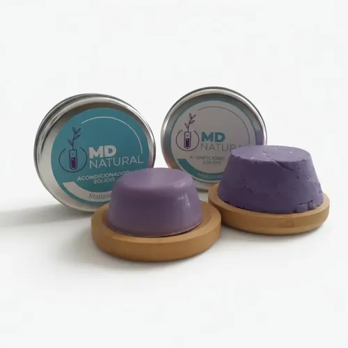 Shampoo Solido Matizante Y Acondi Solido Matizante Md Natura
