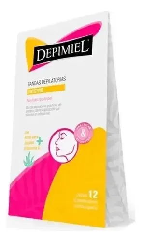 Bandas Depilatorias Rostro Todo Tipo Piel X 12u Depimiel