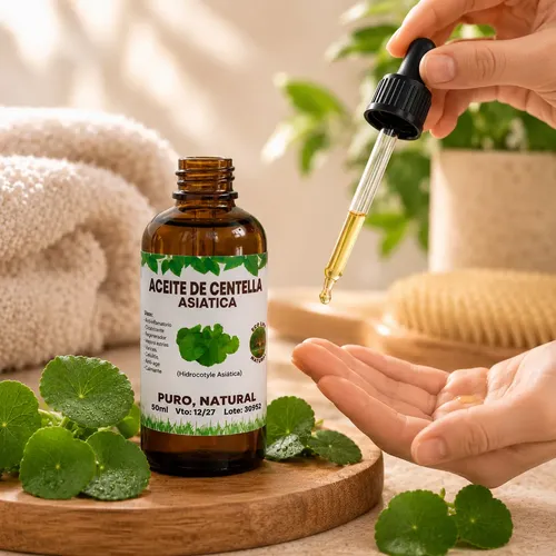 Aceite De Centella Asiática 50ml Natural Celulitis Y Varices