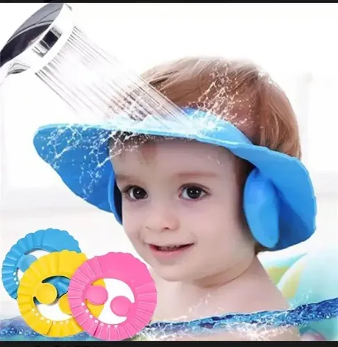 Gorro De Baño Ducha Bebe Infantil Visera Sombrero Niños