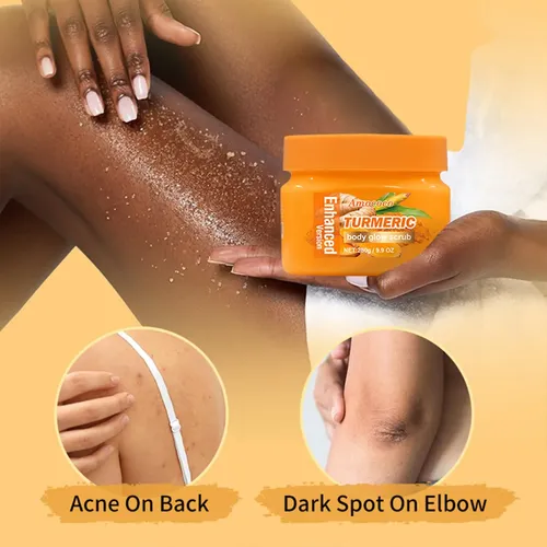 ‘n– 2 Paquetes De Exfoliante Corporal Con Cúrcuma, Limpiador