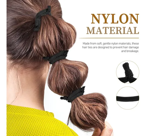 100 Cintas Elásticas Para El Pelo, Anudadas, Cintas Para El