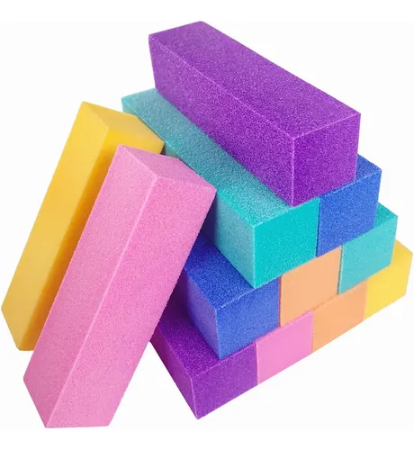 Block Blanco Lima Pulidor De Uñas X3 Buffer Esculpidas