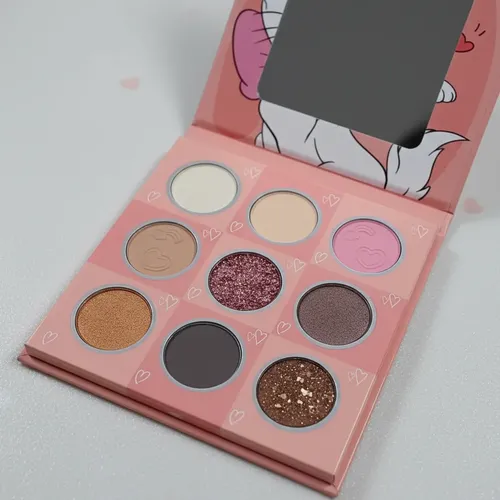 Paleta De Sombras 9 Colores Diseño Gatita Marie Aristogatos
