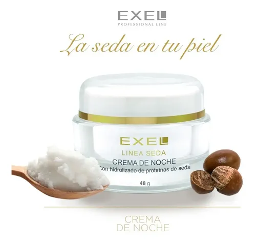 Crema Facial Exel Noche Linea Seda 50 Gr