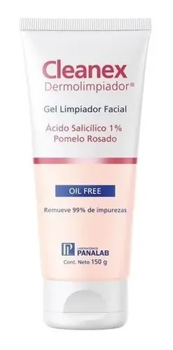 Cleanex Dermolimpiador Gel Facial 150g Piel Grasa Oil Free Grasa Día/noche