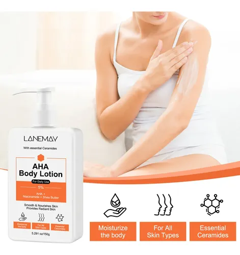 Lanemay Body Cream |   Aha 5% + Niacinamida +150g