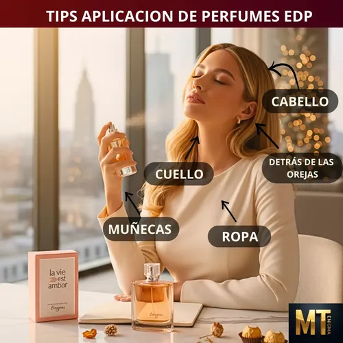 Perfume De Mujer Enigma La Vie Est Ambar Paris Edp 100 Ml