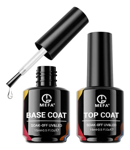 Mefa Set Base Y Top Coat Gel 15 Ml