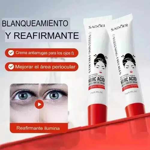 @ 2 Cremas Ojeras Arrugas Manchas Acido Kojico Contorno @