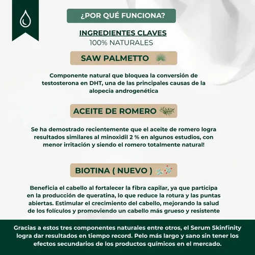 Combo Skinfinity X2 Serum Tratamiento Capilar