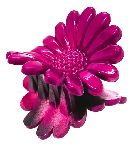 Broche De Pelo Flor Margaritas Colores X 12 Unidades