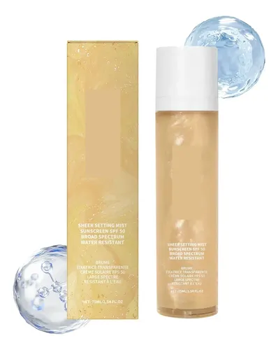 Spray Protector Hidratante Fijador Maquillaje,75ml,3unidad
