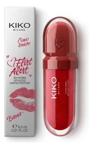 Kiko Milano 3d Hydra Lipgloss Flirt Alert Edición Limitada