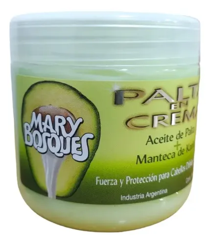 Tratamiento Capilar Fortalecedor Palta En Crema Mary Bosques