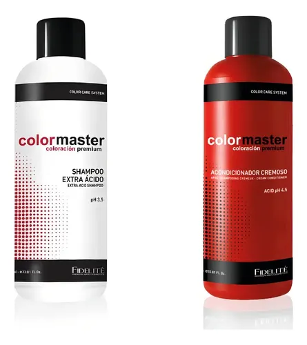 Kit Shampoo y Acondicionador Extra Ácido Fidelité para Cabello Teñido