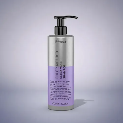 Shampoo Matizador Ultra Violet Anti Amarillo Framesi 400ml