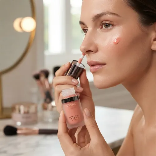 Rubor Liquido Kiko Milano So Chic Trio Blush 3 En 1 Tono Del