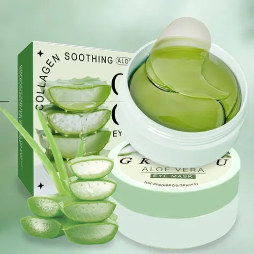Parches Oculares Aloe Vera Colágeno, 60 Unidades Todo Tipo De Piel