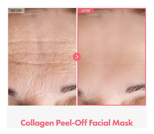 Mascarilla Facial De Colágeno, Hidratante, Iluminadora, 50 M