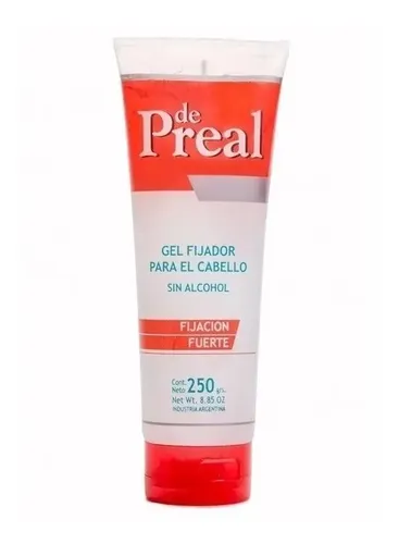 De Preal Gel Para El Cabello Fijador Fuerte Pomo 250 Grs