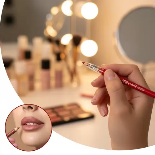 Lapiz Delineador Labial Tei Matte C/ Saca Puntas Make Up X1