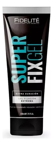 Fidelite Super Fix Gel Modelador Fijacion Extrema 230 Ml 3c