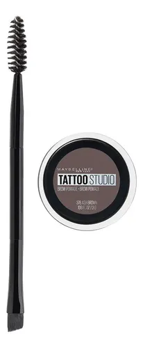 Pomada De Cejas Maybelline Tattoostudio Duradera 378 Ceniza