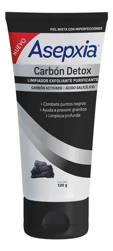 Asepxia Carbon Gel Exfoliante 120 G