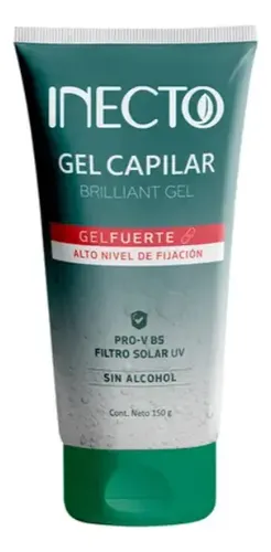 Inecto Brillant Gel Fuerte Alto Nivel De Fijación 150g