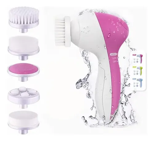 Cepillo Facial Limpieza Profunda 5 En1 Masajeador Exfoliante