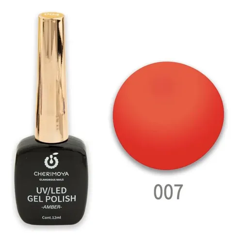 Esmaltes Traslucidos Amber Cherimoya 12 Ml Color 007