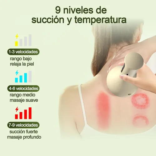 Masajeador Anticelulitis Con Función De Succión Y Ventosas Beige