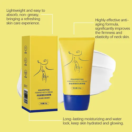 Crema Reafirmante Y Reafirmante Para El Cuello Neck Care, 150 G,  Yellow