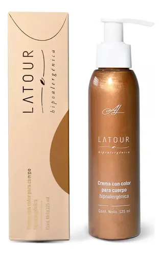 Crema Corporal Andre Latour con Color Hipoalergénica para Piel Sensible 125ml