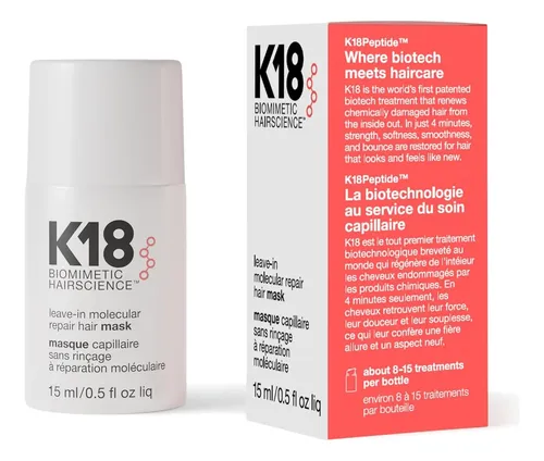 Mascarilla Capilar Reparadora Molecular Sin Enjuague K18 – P
