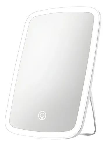 Espejo De Maquillaje Luz Led Con Soporte Touch Usb 3 Modos