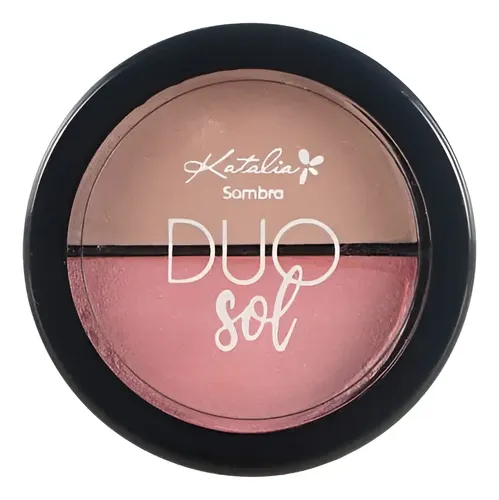 Sombra De Ojos Compacta Duo Sol Katalia Color 29- Rosa